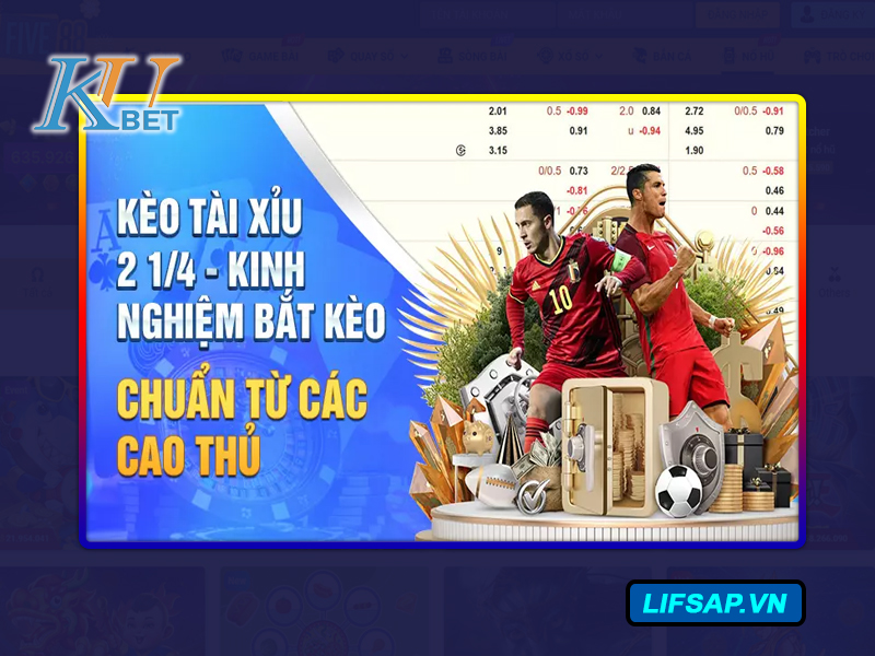 Kèo Tài Xỉu 2 1/4